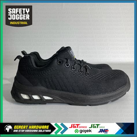 Jual Sepatu Safety Jogger FITZ BLACK SIP SRC Toecap Steel Shopee