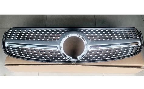 Amazon LOUEI Diamond Star Bumper Front Upper Grille Grill