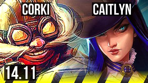 CORKI Rell Vs CAITLYN Nautilus ADC Rank 4 Corki 7 2 5