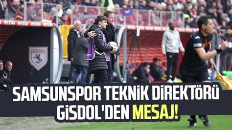 Samsunspor Teknik Direktörü Markus Gisdol den flaş paylaşım YouTube