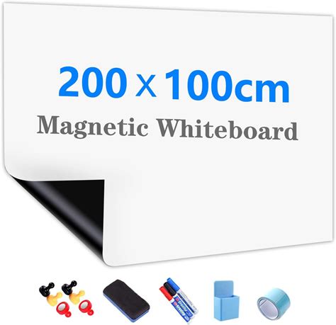 Jomusaga Magnetic Whiteboard Paper X Cm Diy Self Adhesive Dry