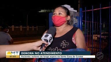 Bom Dia MT Pacientes reclama da longa espera na Santa Casa de Cuiabá