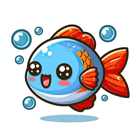 Premium Vector | Cute small fish