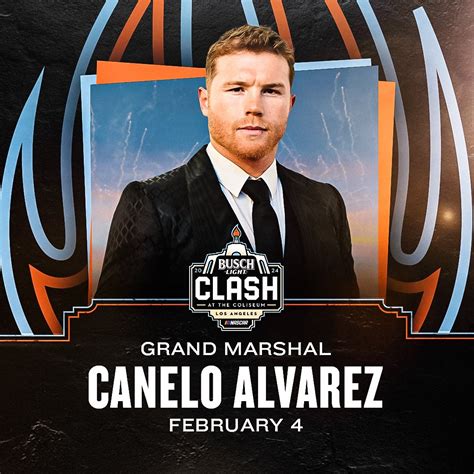 Canelo Alvarez Named Grand Marshal Of Busch Light Clash At The Colisuem