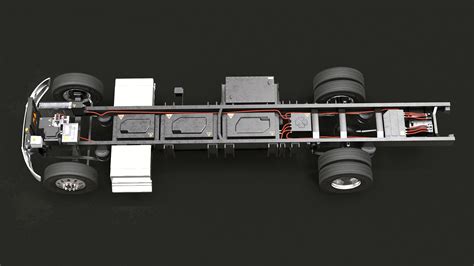 3d Full Electric Truck Chassis Model Turbosquid 2056170