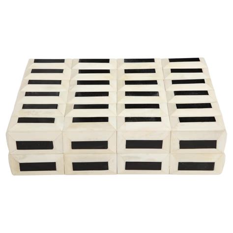 Natural Black 3d Bone Box For Sale At 1stdibs