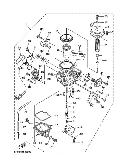 Moto Th Yamaha Nouvo Elegance Parts Carburetor