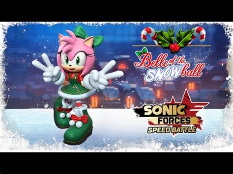 Belle Of The Snowball Event Jingle Belle Amy Showcase Sonic Forces