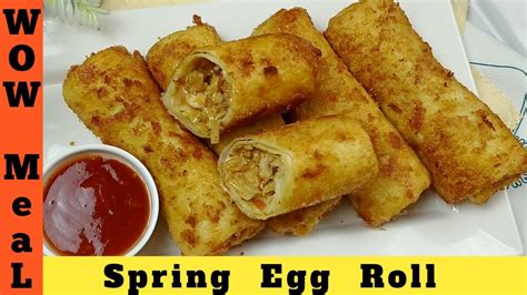 Spring Egg Roll Ramzan Special Quick And Easy Recipe Iftar Special Recipes By Wow Meal New