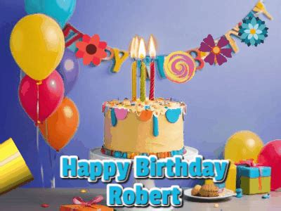 Happy Birthday Robert GIF 16