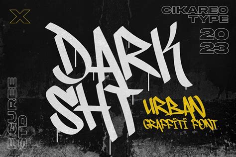 Darksht - Urban Graffiti Font