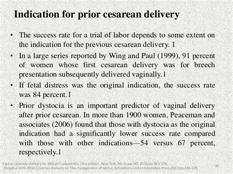 Vaginal Birth After Cesarean Section