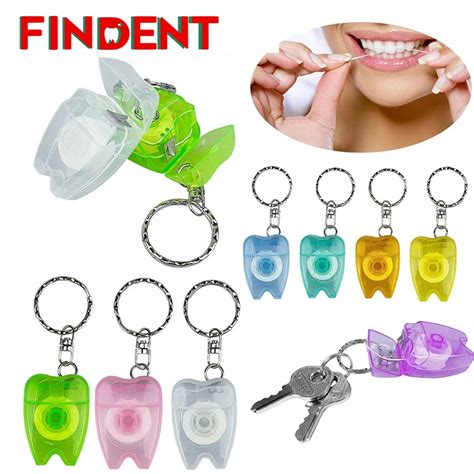 P S M Fio Dental Chaveiro Cuidados Orais Flosser Limpeza Dos