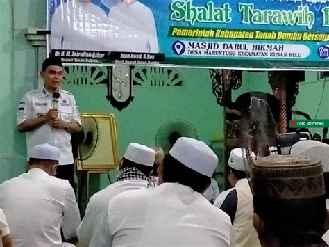 Abah Zairullah Perintahkan Kadis Pupr Perbaiki Jalan Longsor Di Desa