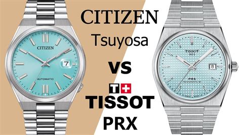 Citizen Tsuyosa Vs Tissot PRX Powermatic 80 Watch Comparison YouTube