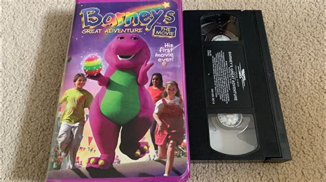 Opening To Barneys Great Adventure The Movie Vhs Youtube