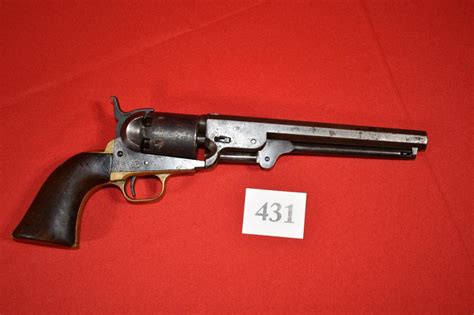 Lot Colt Model 1851 Navy 36 Cal Percussion Revolver