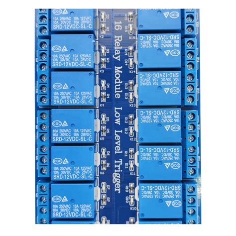 16 Kanal Relais Modul 12V Bastelgarage Elektronik Online Shop