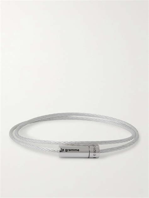 Le Gramme G Double Turn Polished Recycled Sterling Silver Cable