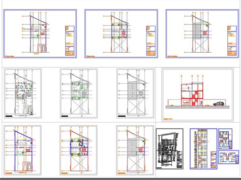 Casa Residencial Em Autocad Baixar Cad Mb Bibliocad