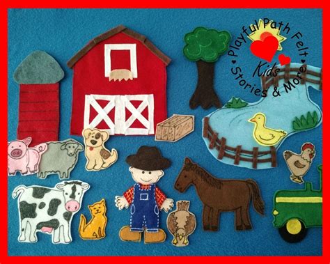 Old Mcdonald Had A Farm Felt Story Ece Preschool Circle Time Felt