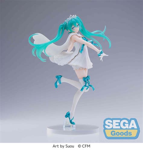 Hatsune Miku 15th Anniversary Suou Ver Super Premium Figure Sega