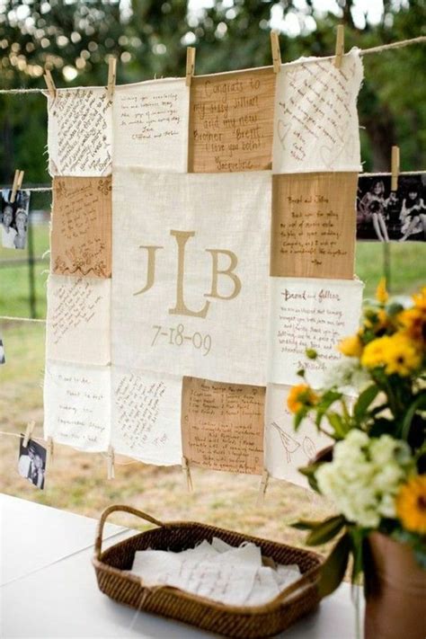 20 Must See Non Traditional Wedding Guest Book Alternatives