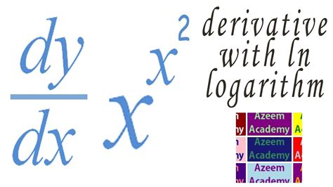 How To Find Derivative Of Logarithm Ln Rule D Dx Lnx D Dx X X