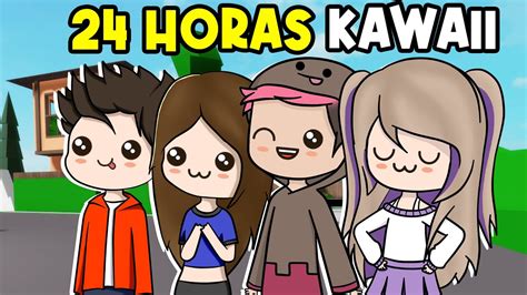 Horas En Un Mundo Kawaii Con El Team En Brookhaven Roblox Youtube