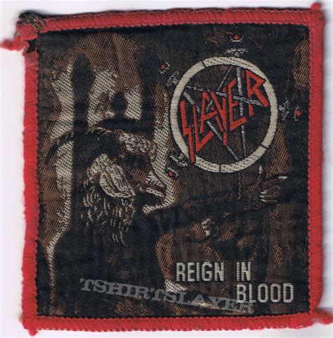 Reign In Blood Back Patch - scpiratebay