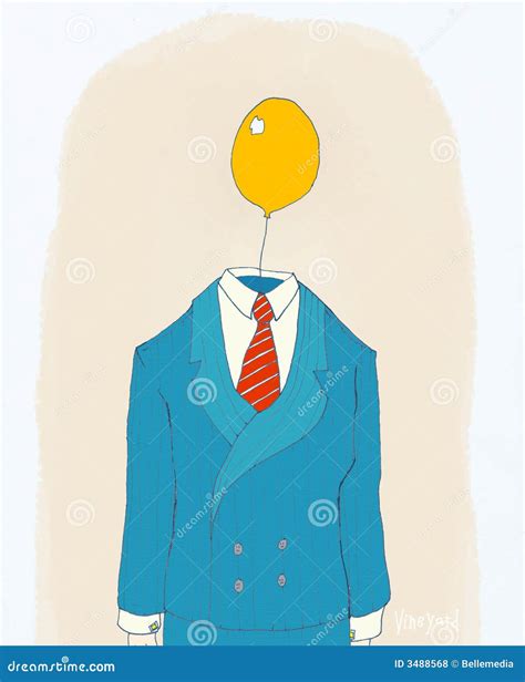 Yellow Balloon Head Stock Illustration Illustration Of Blue 3488568