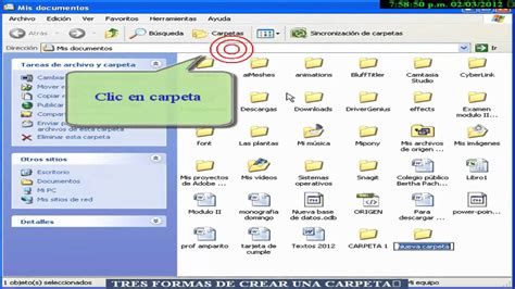 Tres Formas De Crear Una Carpeta Youtube
