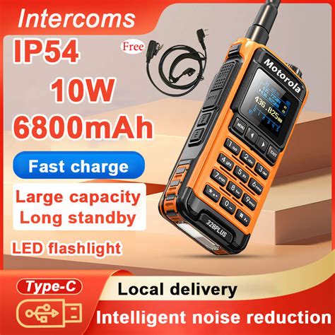 Jual HT Motorola Walkie Talkie GP328 Plus Long Range U V Segmen Ganda