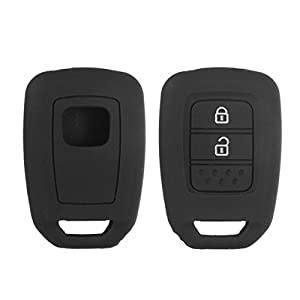 Machpro 3 Buttons Solicone Key Protector Cover Case Holder For Honda