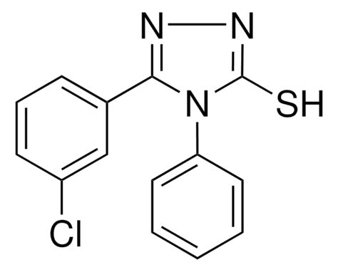 5 3 CHLOROPHENYL 4 PHENYL 4H 1 2 4 TRIAZOL 3 YL HYDROSULFIDE