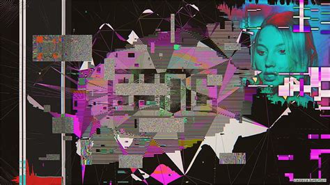 Online Crop Hd Wallpaper Abstract Cyberpunk Glitch Art Wallpaper