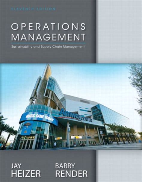 Operations Management Edition By Jay Heizer Barry Render