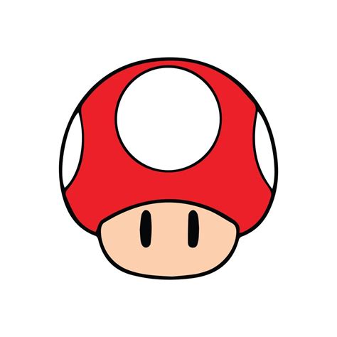 Mario Mushroom Drawing