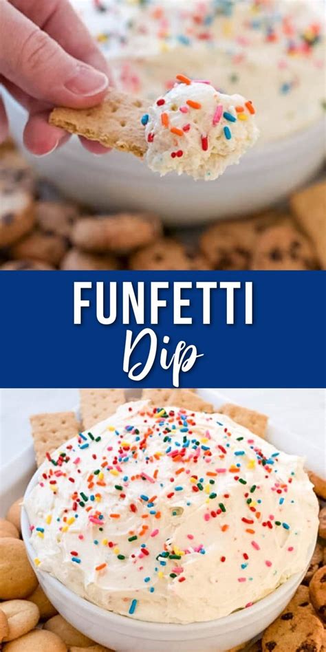 Funfetti Dip No Bake Dessert Recipe In 5 Minutes