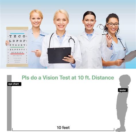 Buy Eye Charts For Eye Exams 10 Feet Snellen Eye Chart With Wooden