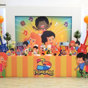 3 Palavrinhas A Alegria - 3 Palavrinhas - Arte Alegria | Decoração para Festa Infantil ...