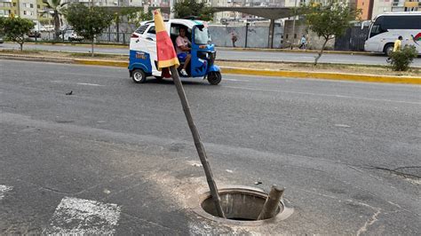 R Mac Buz N Sin Tapa Pone En Peligro A Conductores Y Transe Ntes