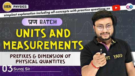 Th Physics Units And Measurements Prefixes Dimension Of