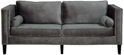 Gray Nailhead Sofa - Love Home Design Ideas