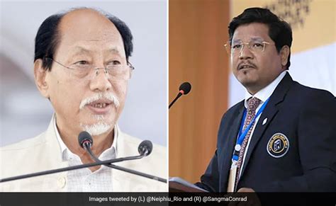 Neiphiu Rio Conrad Sangma To Take Oath As Meghalaya Nagaland Chief