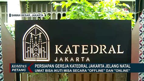 Gereja Katedral Jakarta Gelar Misa Natal Hybrid Sebanyak Kursi