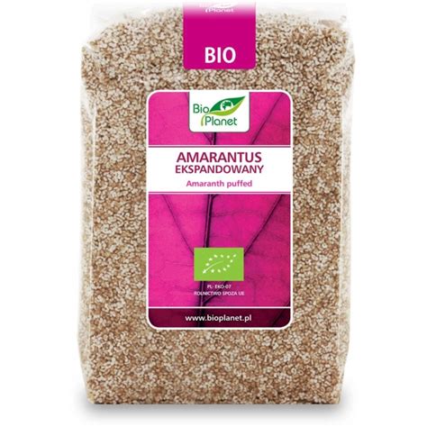 Amarantus ekspandowany 150 g Bio Planet cena 9 05zł Sklep AleEko pl