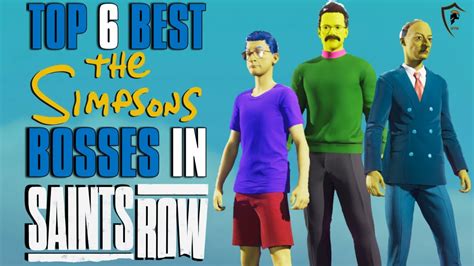 Saints Row Top 6 Best The Simpsons Boss Factory Character Creations