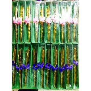 Jual Souvenir Pulpen Emas Ulir Box Warna Shopee Indonesia