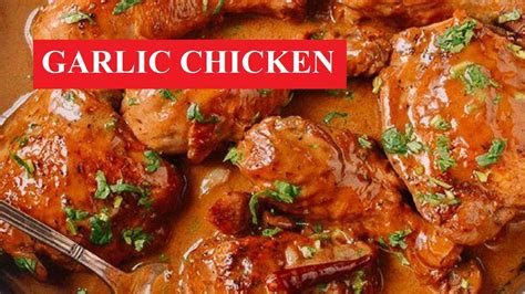 Tasty Garlic Chicken Curry Spicy Chicken Gravy Chicken Recipes By